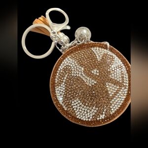 Sagittarius Rhinestone Bag Charm/  Keychain